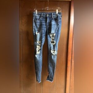 American eagle jeggings crop